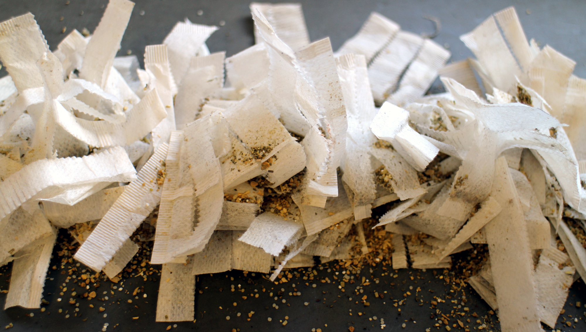 Tea Bag Shredder & Reclamation Machine